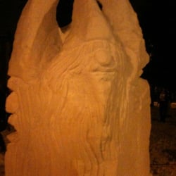 Wizard ice sculpture 2011