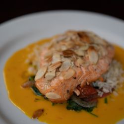 Johnny Foley's - Salmon with fantastic orange sauce