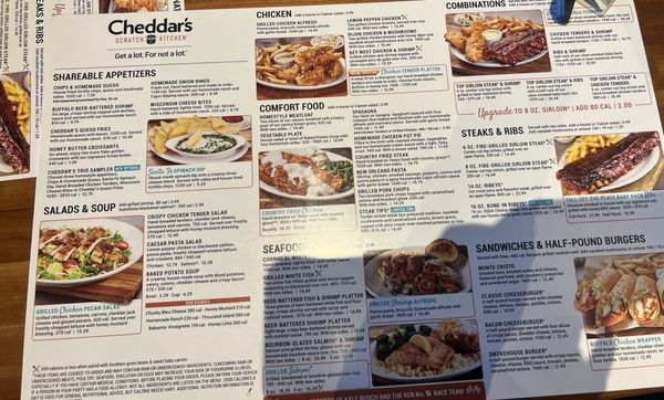 Menu photo 1 Cheddar's Scratch Kitchen Chattanooga, TN