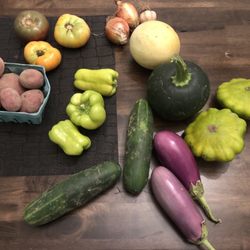 Chesapeake Bay Foundation Clagett Farm - One week's worth of produce.
