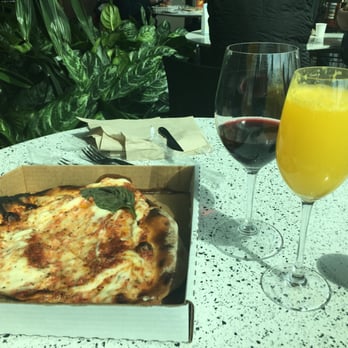 Mariano's - Our third order from the bar -- red wine and mimosa ... Yum - Grocery Near Me - Westmont, Illinois