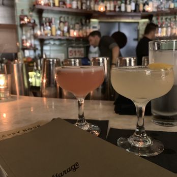 Garage - Inidian paintbrush and French 75 - Cocktail Bars Near Me - Austin, Texas