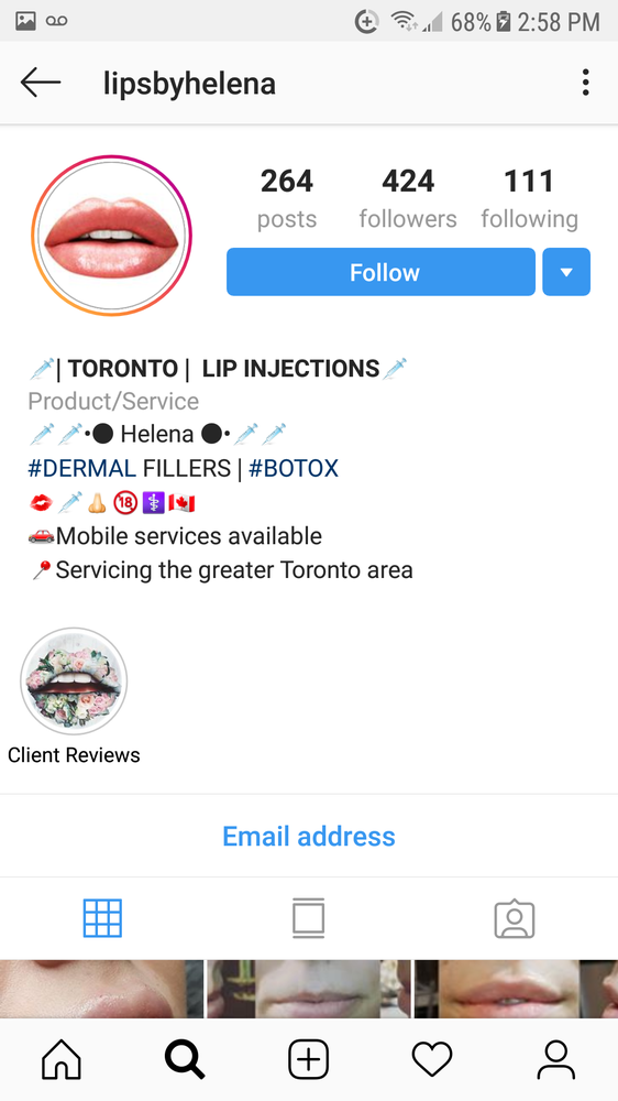Lips by Helena Logo