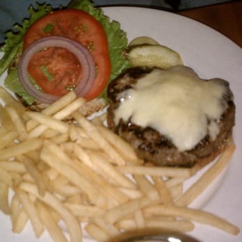 Open City - Turkey burger with a side of fries - American Near Me - Washington, DC, District of Columbia