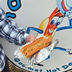 Whoop Dee Do Hot Dogs - Peanut butter hotdog