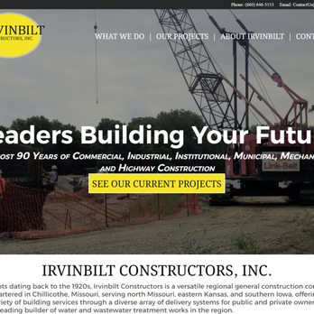 Williams Web Solutions - Irvinbilt Constructors - Web Design Near Me - Kingsville, Texas