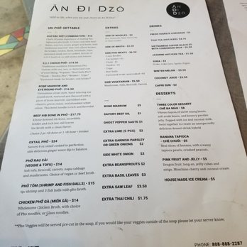 An Di Dzo - Menu - Vietnamese Near Me - Honolulu, Hawaii An Di Dzo - Menu - Vietnamese Near Me - Honolulu, Hawaii