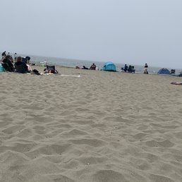 Lots of sand. Very cold and windy Lots of sand. Very cold and windy