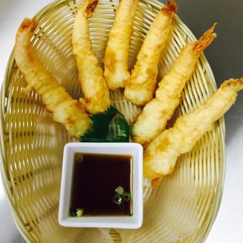 Osaka - a plate of deep fried shrimp sticks with dipping sauce - Japanese Near Me - Stoney Creek, North Carolina