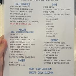 Menu Menu