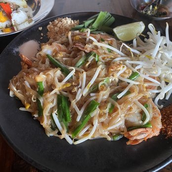 Tee Sud Thai Rustic and Bar - Tiger Prawn Classic Pad Thai - Bars Near Me - Snohomish, Washington Tee Sud Thai Rustic and Bar - Tiger Prawn Classic Pad Thai - Bars Near Me - Snohomish, Washington