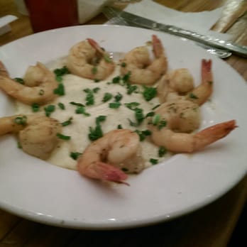 Brooklyn Crab - shrimp and grits,  get the gravy on the side in case you don't like how it changes the taste of the grits - Seafood Near Me - Brooklyn, New York
