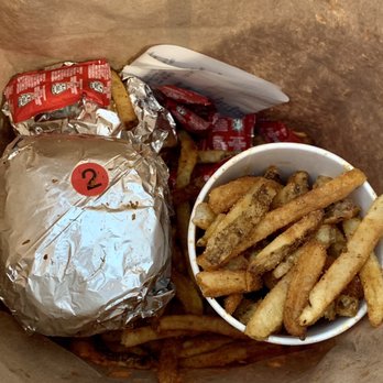 Five Guys - They always add an extra scoop of fries into the bag ;) - Burgers Near Me - Dublin, California
