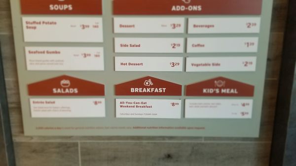 Menu photo 1 Piccadilly Denham Springs, LA