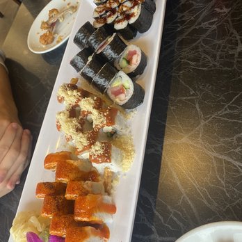 Nagomi Sushi & Noodle - Salmon on the Beach Roll. King Kong Roll. Red Dragon Roll. Eel Roll - Sushi Bars Near Me - Ann Arbor, Michigan Nagomi Sushi & Noodle - Salmon on the Beach Roll. King Kong Roll. Red Dragon Roll. Eel Roll - Sushi Bars Near Me - Ann Arbor, Michigan