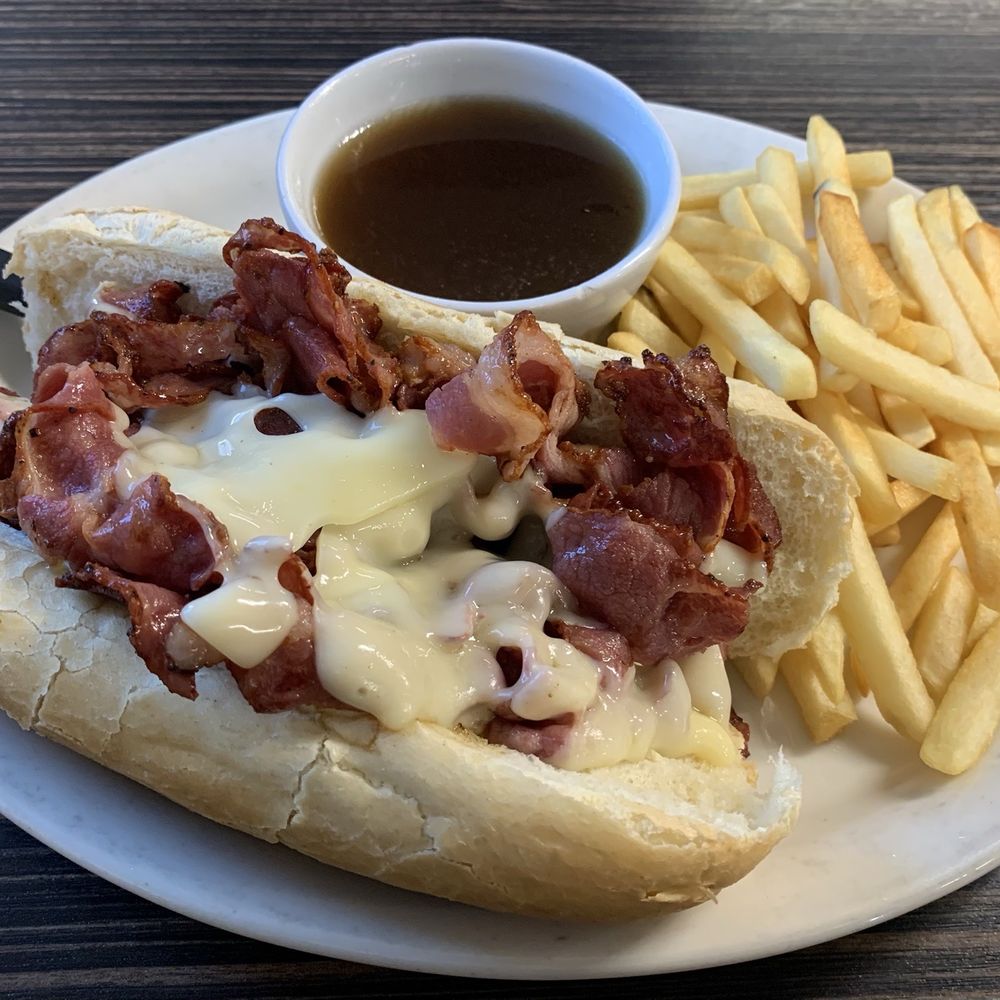 Osorio Brother's - Pastrami Dip with Fries - Pizza Near Me - Rimforest, California Osorio Brother's - Pastrami Dip with Fries - Pizza Near Me - Rimforest, California