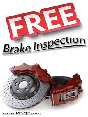 Free Brake Inspections - We have 20% OFF for Brakes and Oil Service