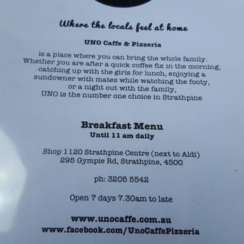 Uno Caffe & Pizzeria - Pizza Near Me - Brisbane, QLD Uno Caffe & Pizzeria - Pizza Near Me - Brisbane, QLD