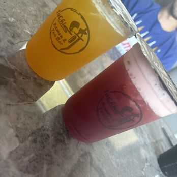 Tachi Ramen & Tea Bar - Mango rainbow strawberry sunrise - Bubble Tea Near Me - Las Vegas, Nevada