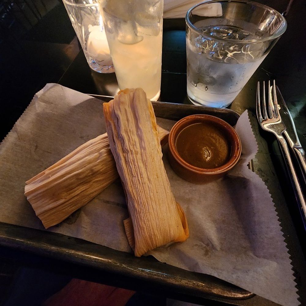 Clandestina - Chicken tamale with a spicy mole - Bars Near Me - Cleveland, Ohio