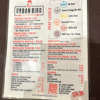 Urban Bird Hot Chicken - Chicken Shop Near Me - Spring, Texas Urban Bird Hot Chicken - Chicken Shop Near Me - Spring, Texas