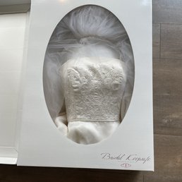 Wedding dress and veil