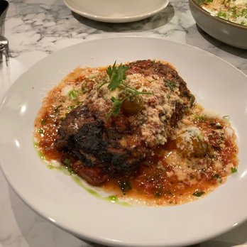 La Grassa Pastificio - Melanzane Parmesan (Eggplant Parmesan) - Italian Near Me - Cary, North Carolina La Grassa Pastificio - Melanzane Parmesan (Eggplant Parmesan) - Italian Near Me - Cary, North Carolina