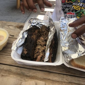 Dean's Smokin Bbq - Meat just falls off the bone! RIBS! - Barbeque Near Me - Dallas, Texas