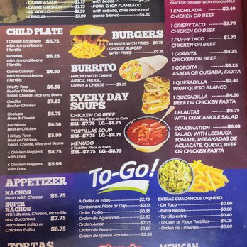Flor De Chiapas - Menu as of 05.22.23 - Restaurants Near Me - San Antonio, Texas