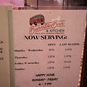 Burrito Bar - Restaurant hours - Mexican Near Me - Brooklyn, New York Burrito Bar - Restaurant hours - Mexican Near Me - Brooklyn, New York