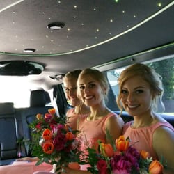 Avalon Limousine Service - Beautiful happy Bridesmaids.