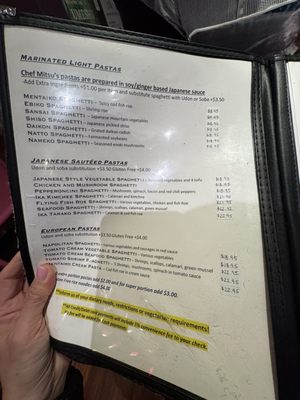 Menu photo 8 On the Bridge San Francisco, CA