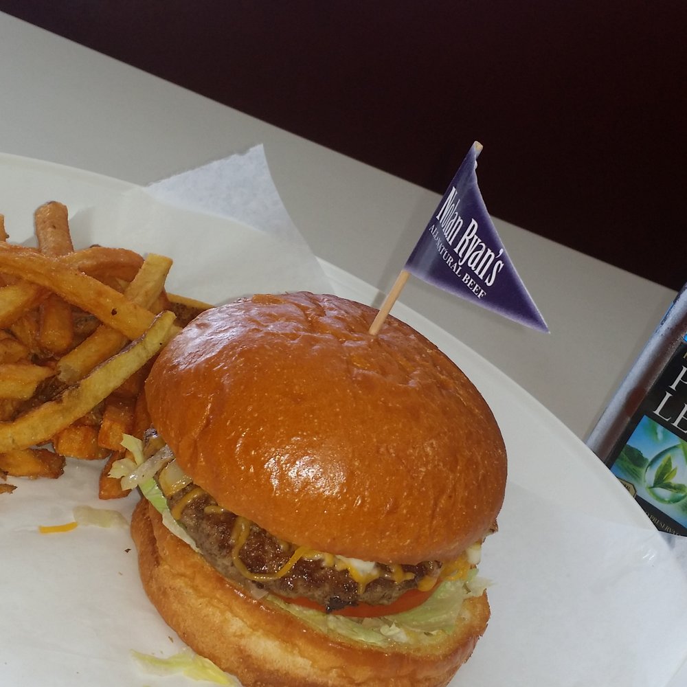 Chapps Burgers - My cheeseburger, fries & Sweet tea. - Burgers Near Me - Arlington, Texas
