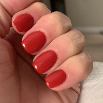 MJ Nail Spa - Dipped Powder Manicure by Julie. - Nail Salons Near Me - Houston, Texas