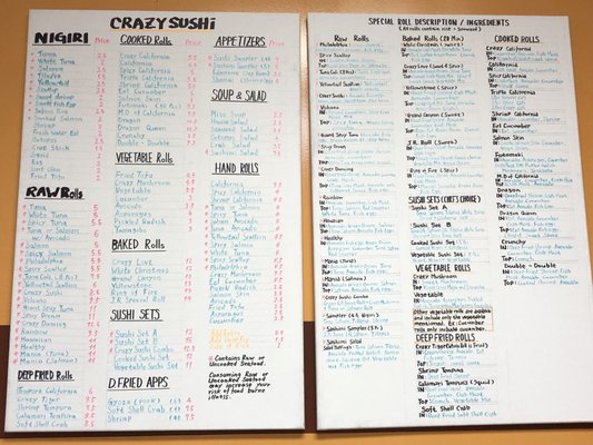 Menu photo 8 Crazy Sushi Madison Heights, MI