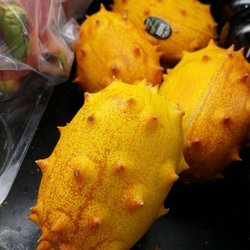 Save-On-Foods - Horned melon. You can get ur standard groceries as well as unique goodies here as well