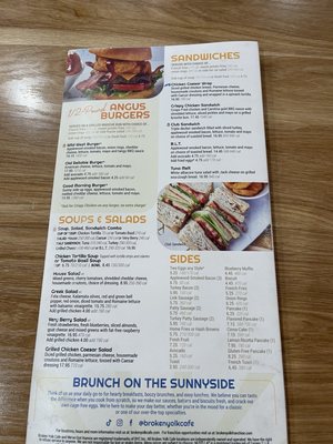 Menu photo 1 Broken Yolk Cafe La Verne, CA