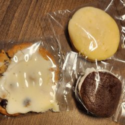 My 3 Sisters Italian Cookies - Lemon, orange cranberry cookies and a whoopie pie