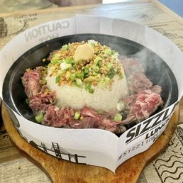 Garlic Beef Pepper Rice