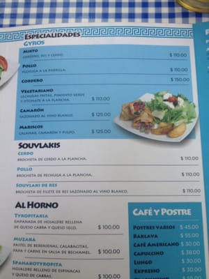 Menu photo 2 Agios Aggelos Zapopan, JAL