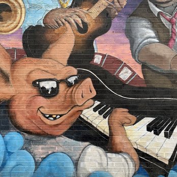Central BBQ - Cartoon mural - Barbeque Near Me - Memphis, Tennessee Central BBQ - Cartoon mural - Barbeque Near Me - Memphis, Tennessee