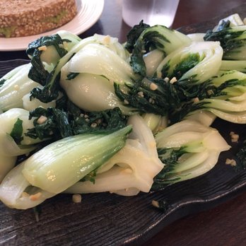 Dumpling Era - Garlic Baby Bok Choy ($9.00)- 3/5 stars - Chinese Near Me - San Bruno, California Dumpling Era - Garlic Baby Bok Choy ($9.00)- 3/5 stars - Chinese Near Me - San Bruno, California