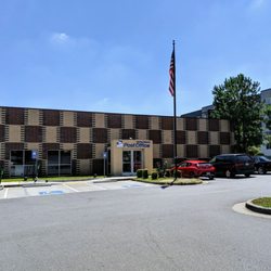 US Post Office - Outside. Storefront. Entrance.