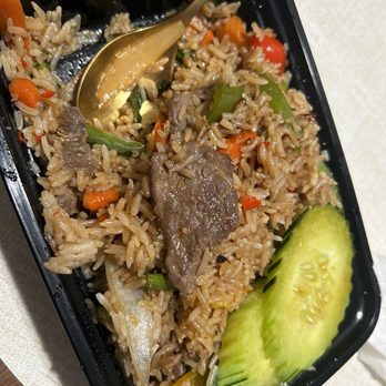My Thai - Spicy Basil Fried Rice Plate w/ beef - Thai Near Me - Pleasant Hill, California My Thai - Spicy Basil Fried Rice Plate w/ beef - Thai Near Me - Pleasant Hill, California