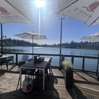 Mann's On The Lake - outdoor seating. - Cocktail Bars Near Me - Lake Oswego, Oregon Mann's On The Lake - outdoor seating. - Cocktail Bars Near Me - Lake Oswego, Oregon
