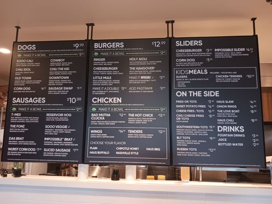 Menu photo 2 Dog Haus Glendora, CA
