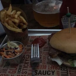 Cheeseburger with back. And a pitcher of the IPA