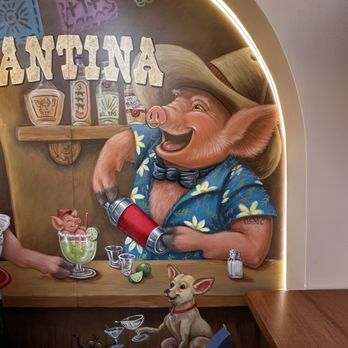 Merry Piglets Mexican Grill - Mural - Mexican Near Me - Jackson, Wyoming