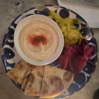 Greekmans - Hummus, Pita Bread and Market Vegetables (pickled) - Greek Near Me - Los Angeles, California