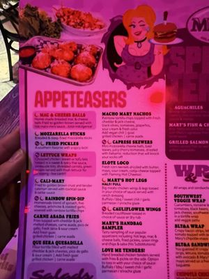 Menu photo 8 Hamburger Mary's Ontario, CA